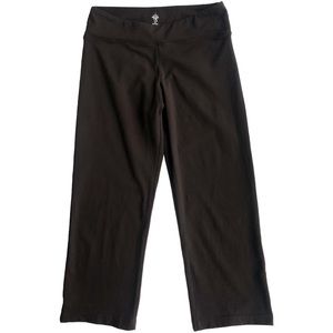 Prana Breathe Pants Brown XS Yoga Activewear Cropped Leggings